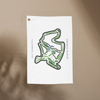 Grizzly Ranch Golf Course Towel, California | Microfiber Course Map Towel