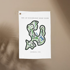 TPC at Sugarloaf Golf Club, Golf Course Print, Georgia | Golf Course Print Towels | Golf Course Microfiber