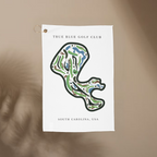 True Blue Golf Club Golf Course Prints, South Carolina | Golf Course Print Towels | Golf Course Microfiber