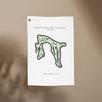 Sleepy Hollow Country Club Golf Course Print, New York | Golf Course Print Towels | Golf Course Microfiber