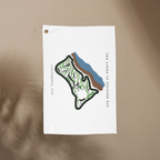 The Links at Spanish Bay Golf Course Print, California | Golf Course Print Towels | Golf Course Microfiber