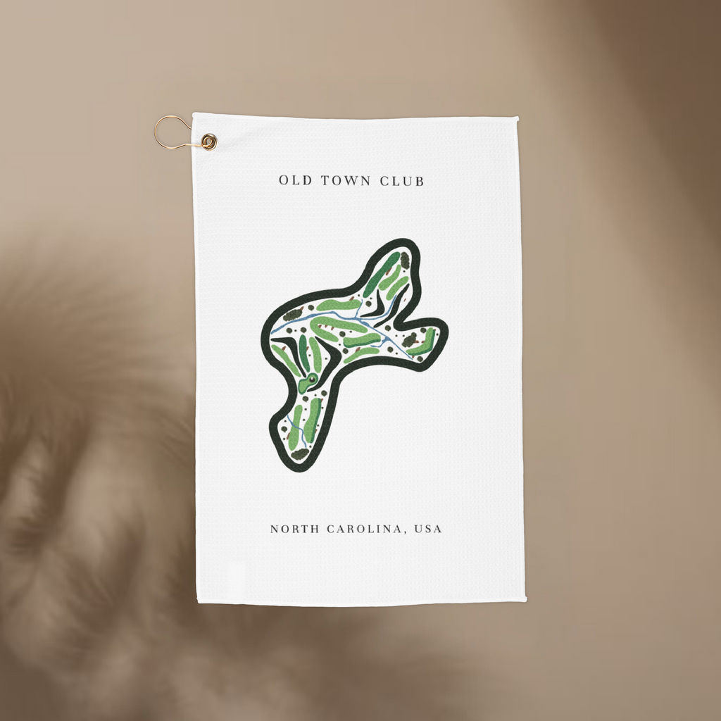 Old Town Club, Golf Course Print, North Carolina | Golf Course Print Towels | Golf Course Microfiber