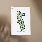 La Rinconada Country Club, Golf Course Print, California | Golf Course Print Towels | Golf Course Microfiber