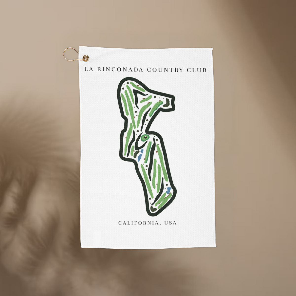 La Rinconada Country Club, Golf Course Print, California | Golf Course Print Towels | Golf Course Microfiber