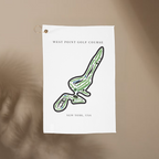 West Point Golf Course Print, New York | Golf Course Print Towels | Golf Course Microfiber