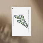 Providence Country Club Golf Course Prints, North Carolina | Golf Course Print Towels | Golf Course Microfiber