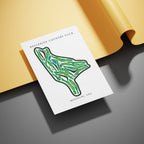 Bellerive Country Club Golf Course Prints, Missouri, Golf Map Artwork