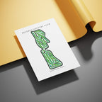 Beverly Country Club Golf Course Prints, Illinois, Golf Map Artwork