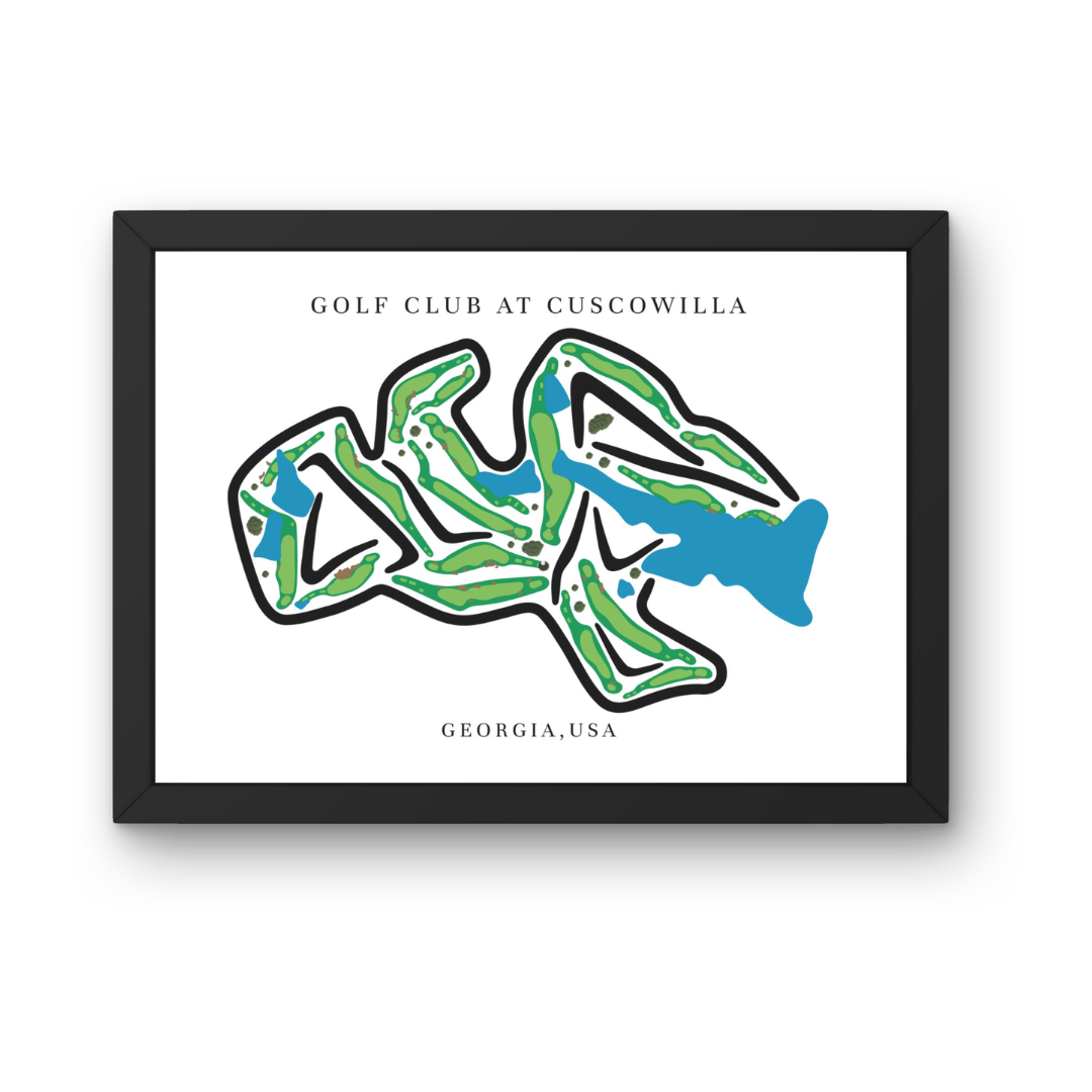 Cuscowilla Golf Club, Golf Course Print, Georgia