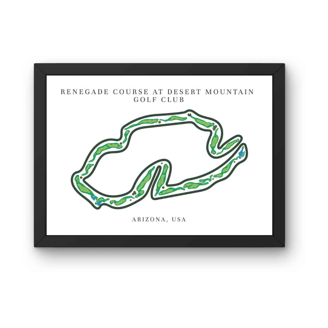 Renegade Course at Desert Mountain Golf Club, Golf Course Print, Arizona