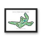 Soule Park Golf Course Print, California, Golf Map Artworks