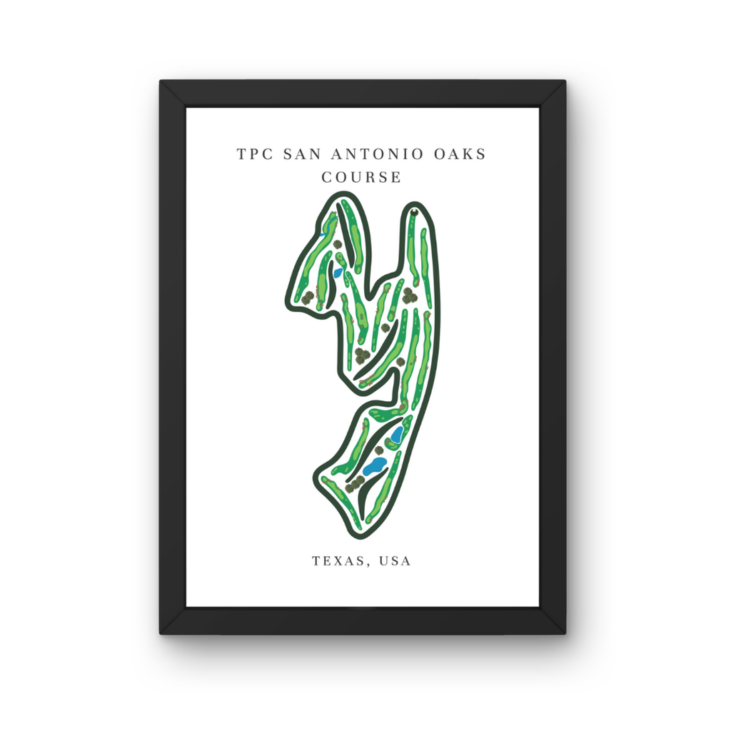TPC San Antonio Oaks Course, Golf Course Prints, Texas