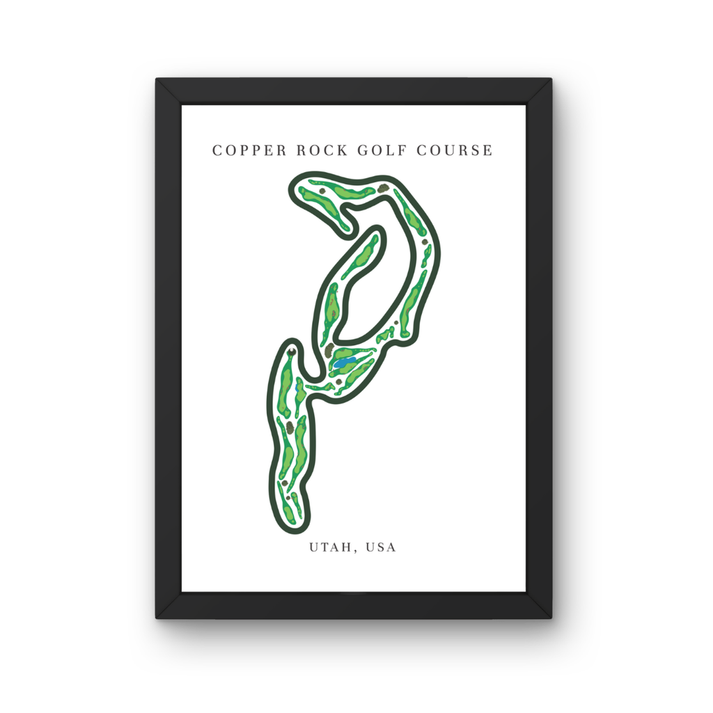Copper Rock Golf Club, Golf Course Print, Utah