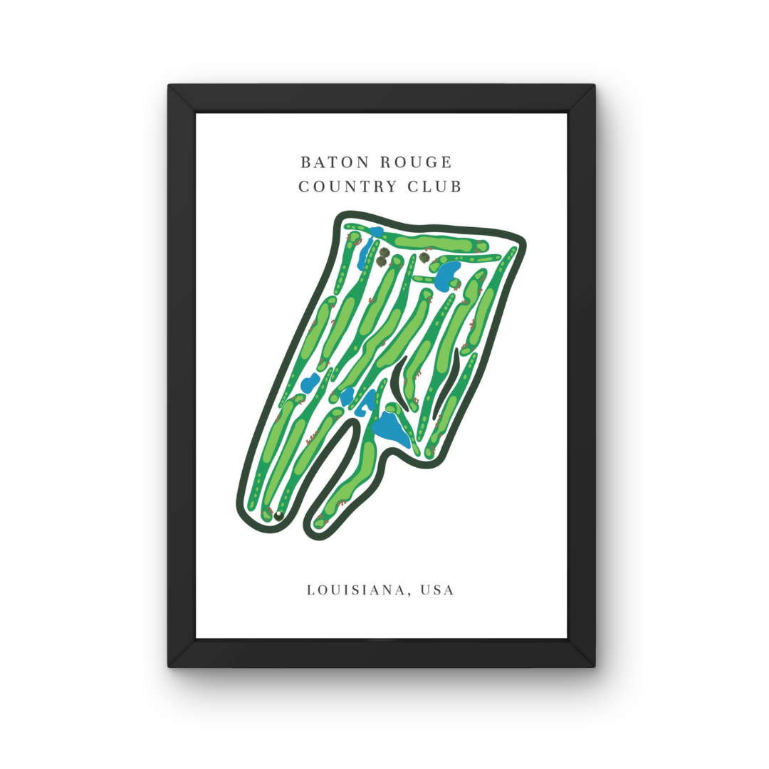 Baton Rouge Country Club, Golf Course Prints, Louisiana