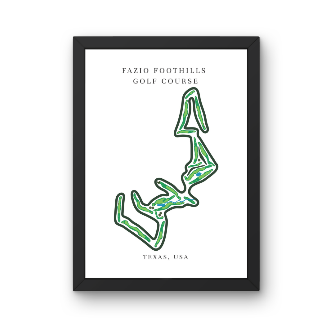 Fazio Foothills Golf Course at Omni Barton Creek Resort, Golf Course Prints, Texas