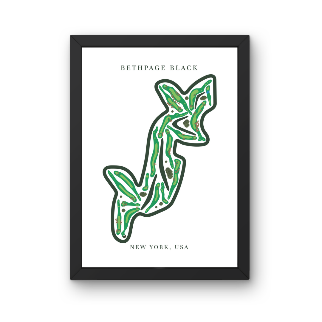 Bethpage Black, Golf Course Prints, New York