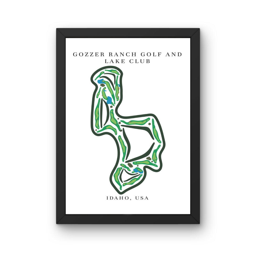 Gozzer Ranch Golf and Lake Club, Golf Course Prints, Idaho