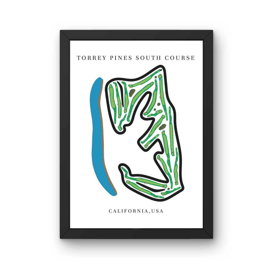 Torrey Pines South Course, Golf Course Print, California