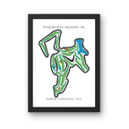 Pinehurst Resort #8 Golf Course Prints, North Carolina, Golf Map Artwork