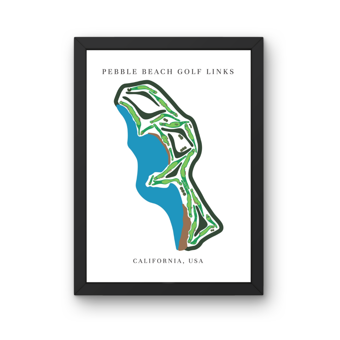 Pebble Beach Golf Links, Golf Course Print, California