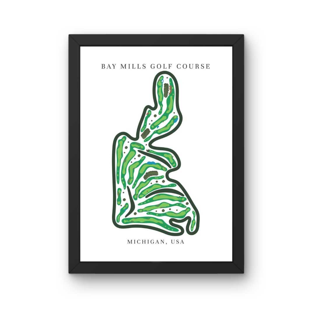 Bay Mills Golf Course, Golf Course Prints, Michigan