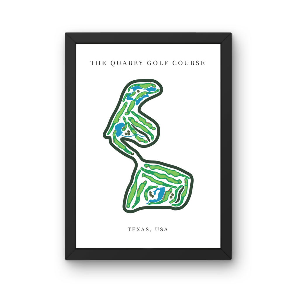 The Quarry Golf Course, Golf Course Prints, Texas
