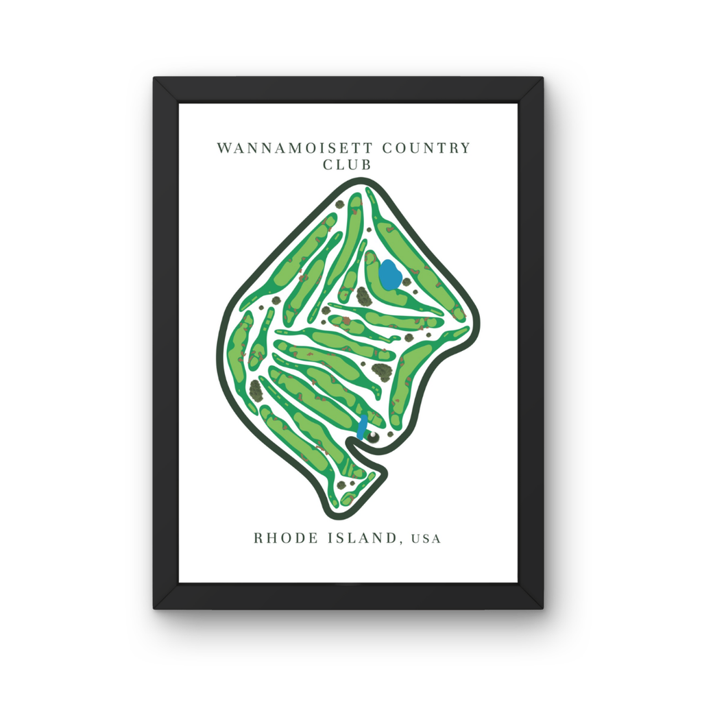 Wannamoisett Country Club, Golf Course Prints, Rhode Island