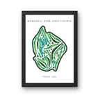 Memorial Park Golf Club, Golf Course Print, Texas