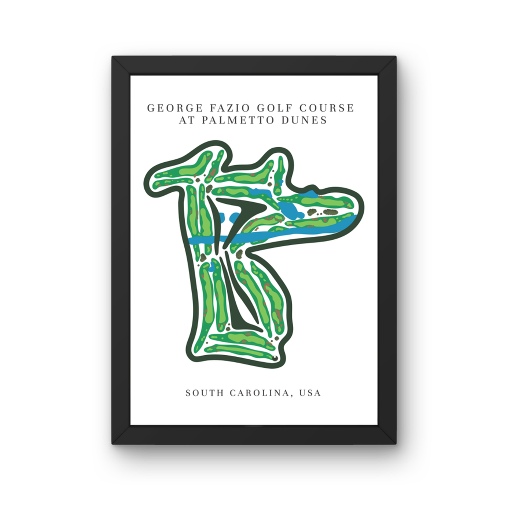 George Fazio Golf Course at Palmetto Dunes, Golf Course Prints, South Carolina