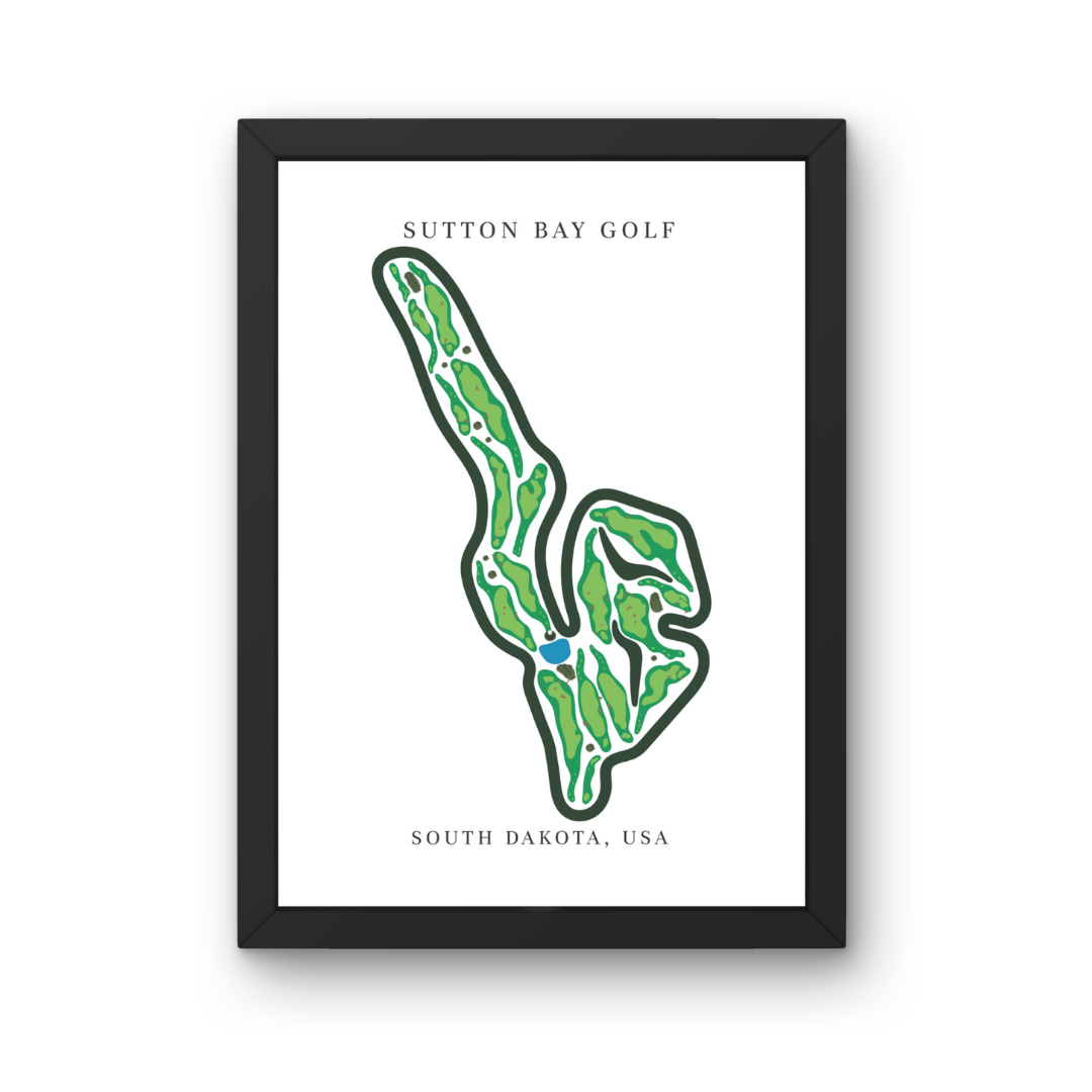 Sutton Bay Golf, Golf Course Prints, South Dakota