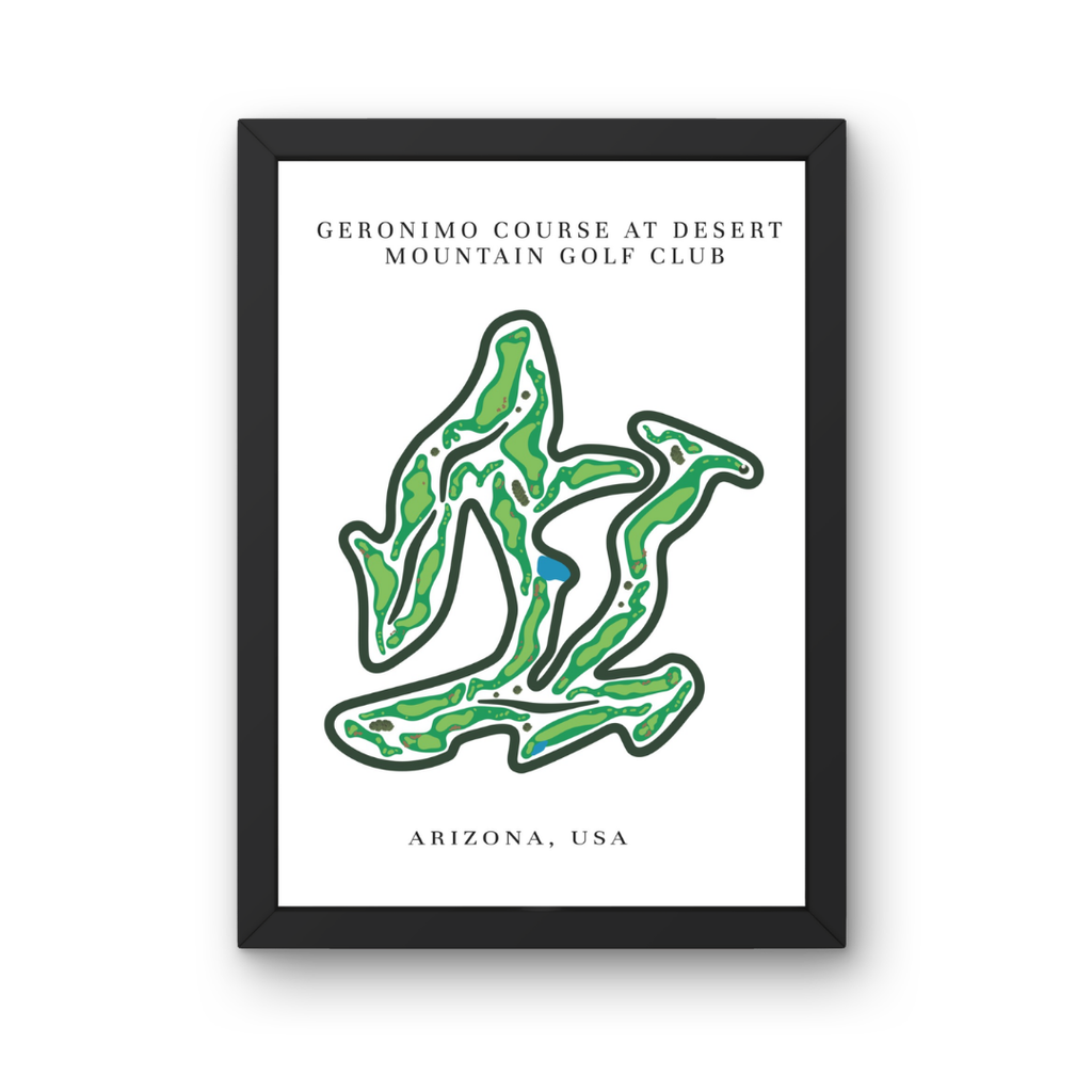 Geronimo Course at Desert Mountain Golf Club, Golf Course Print, Arizona