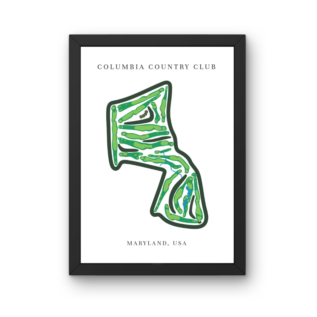 Columbia Country Club, Golf Course Print, Maryland