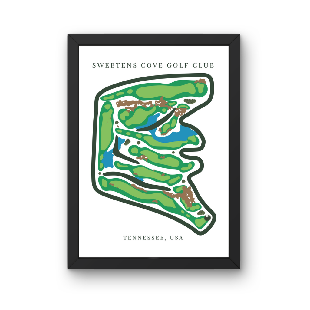Sweetens Cove Golf Club, Golf Course Prints, Tennessee
