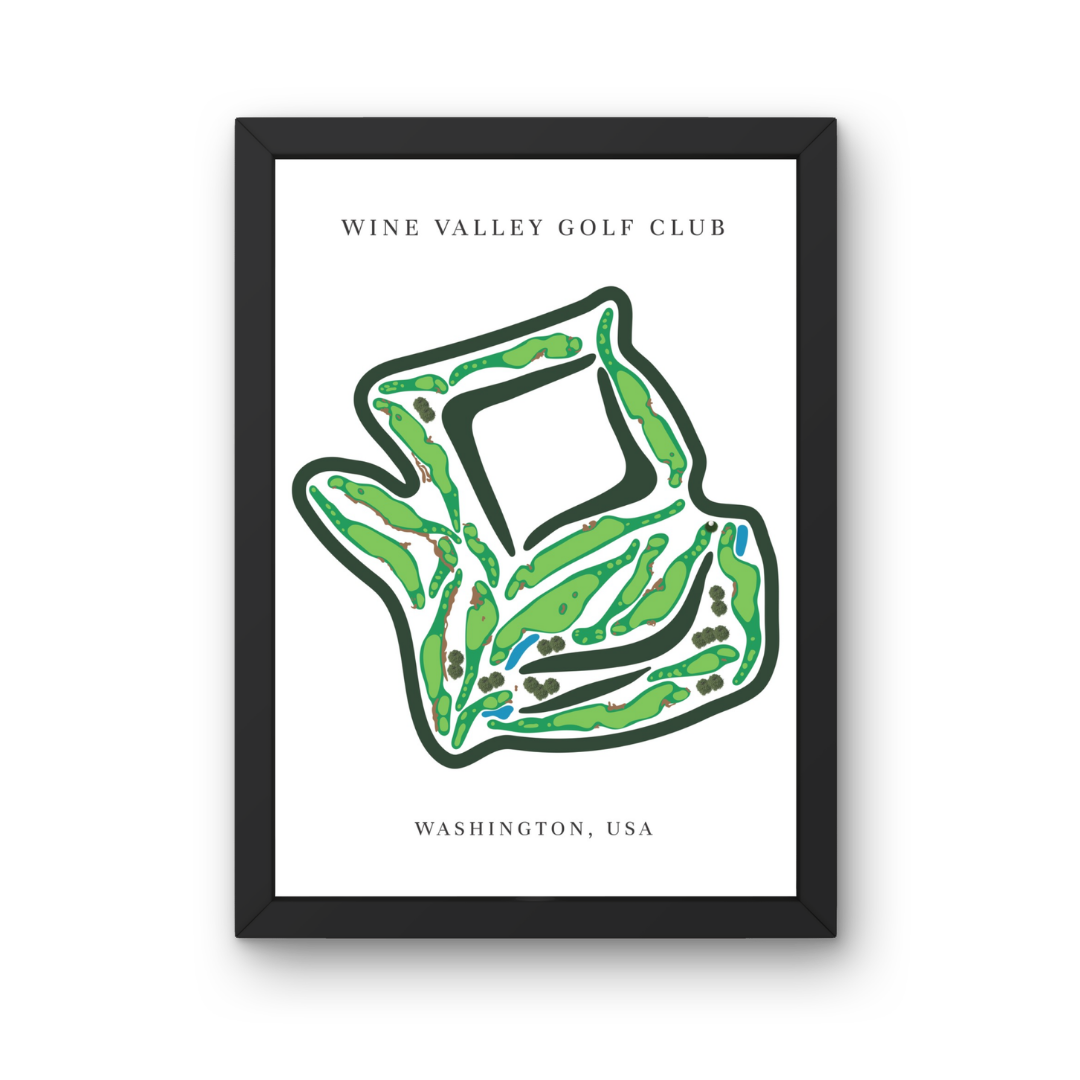 Wine Valley Golf Club, Golf Course Prints, Washington