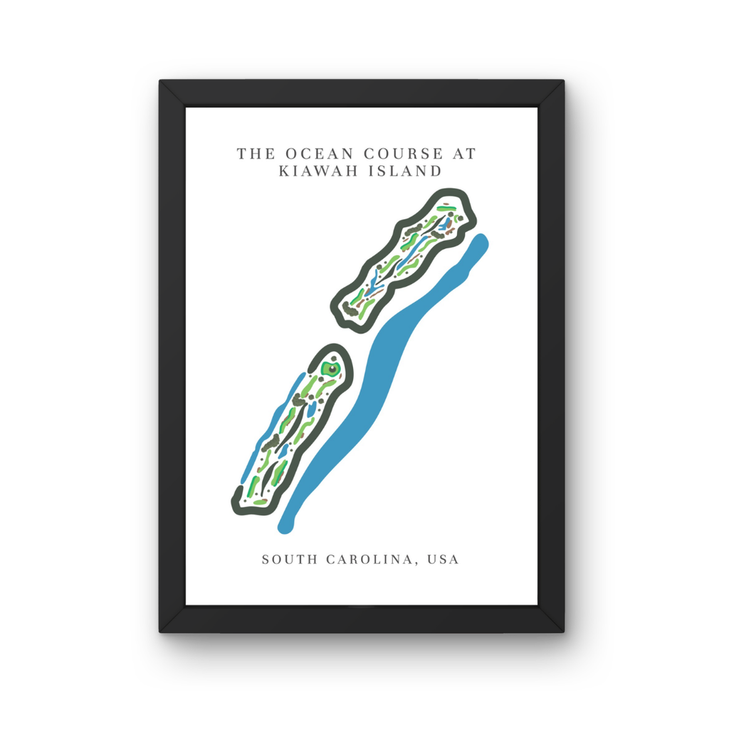 The Ocean Course at Kiawah Island, Golf Course Prints, South Carolina