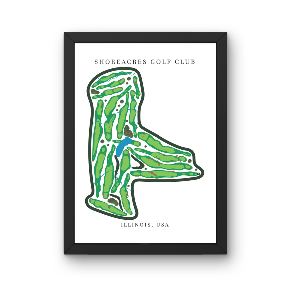 Shoreacres Golf Club, Golf Course Prints, Illinois