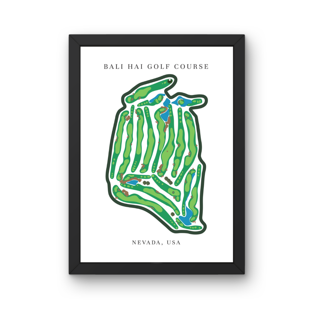 Bali Hai Golf Club, Golf Course Print, Nevada