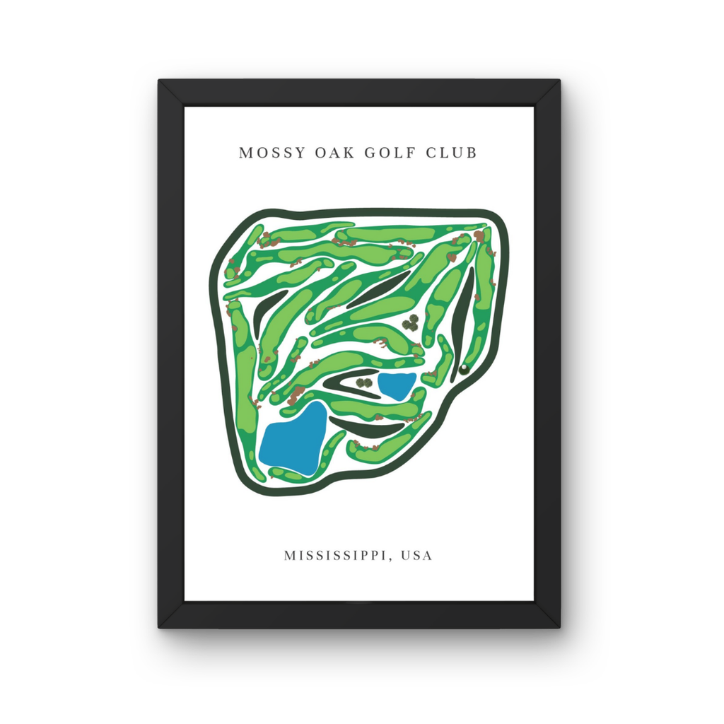 Mossy Oak Golf Club Course Print, Mississippi