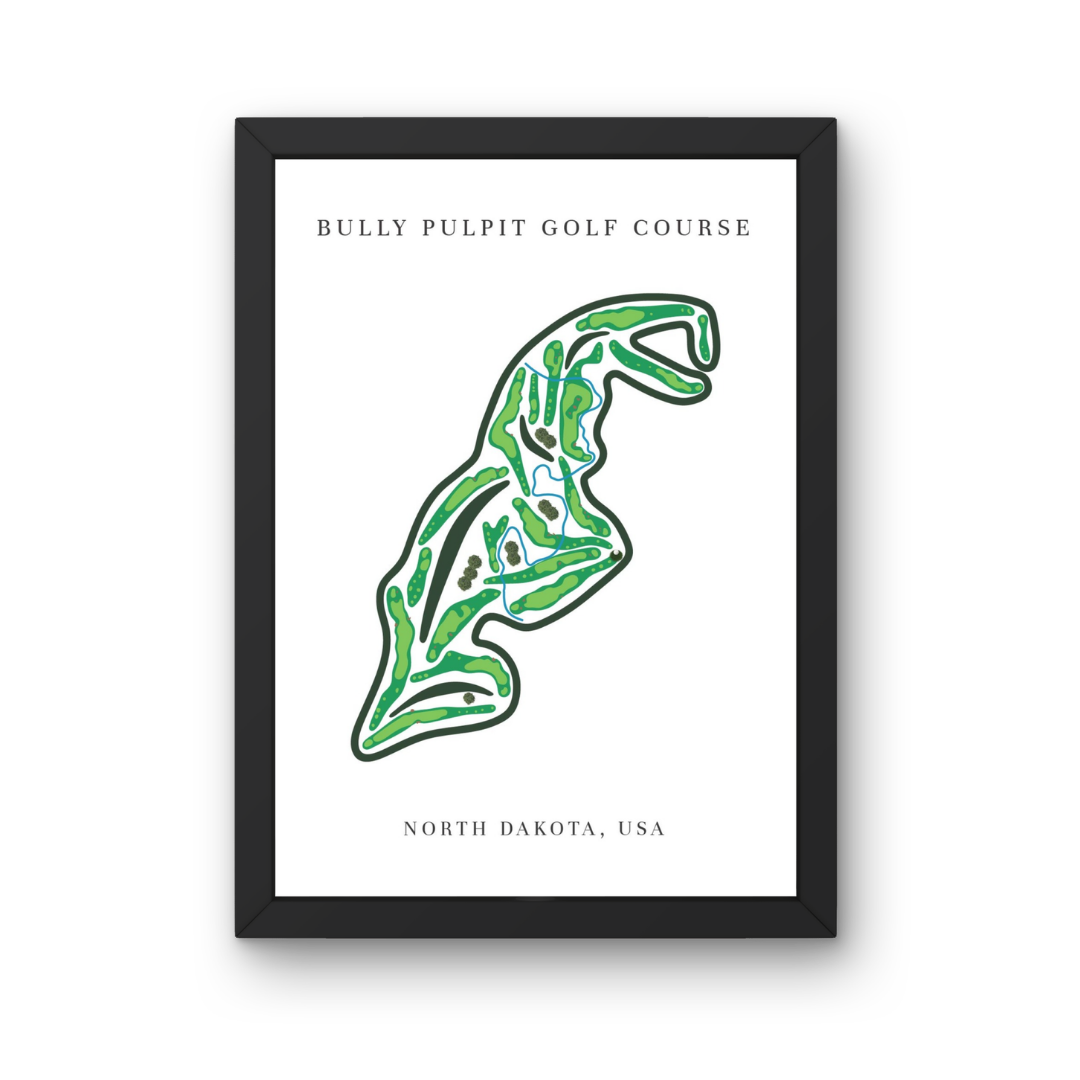 Bully Pulpit Golf Course, Golf Course Prints, North Dakota