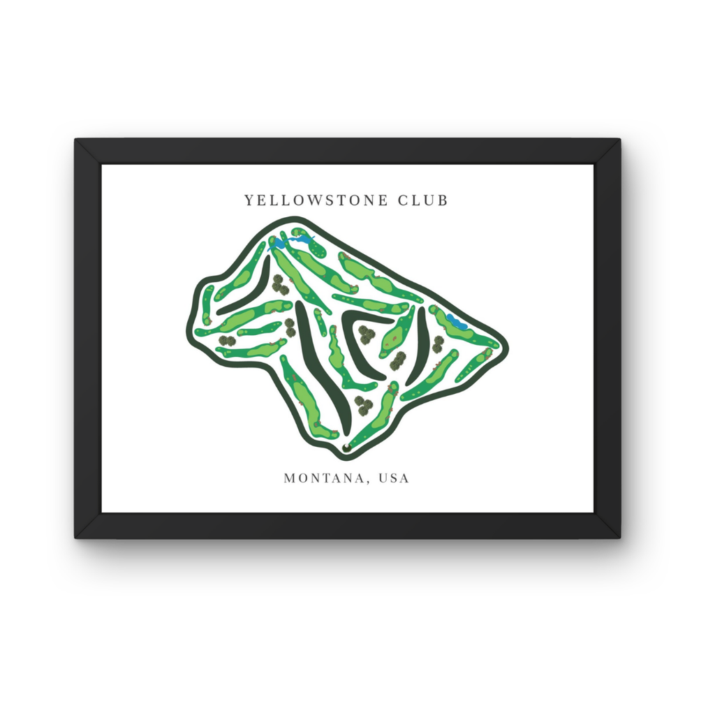Yellowstone Club, Golf Course Print, Montana