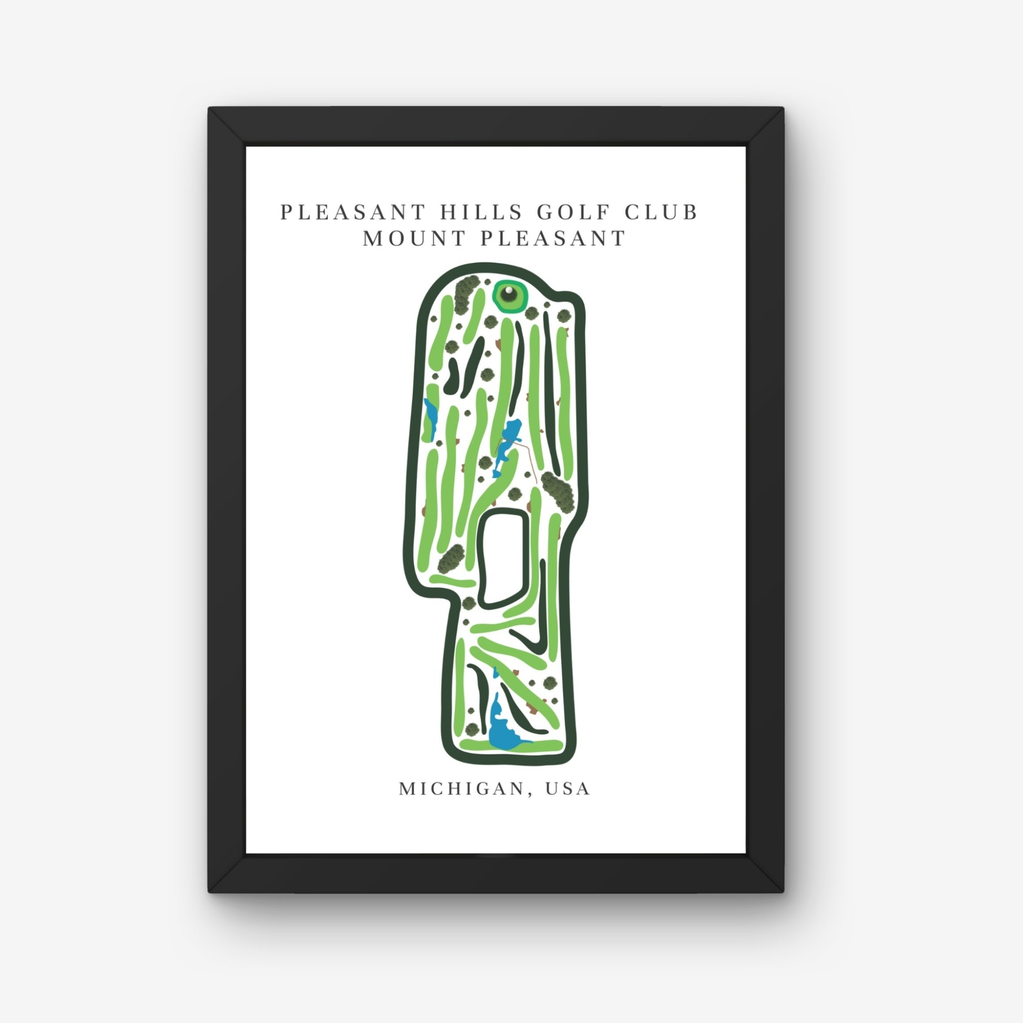 Pleasant Hills Golf Club, Golf Course Prints, Michigan