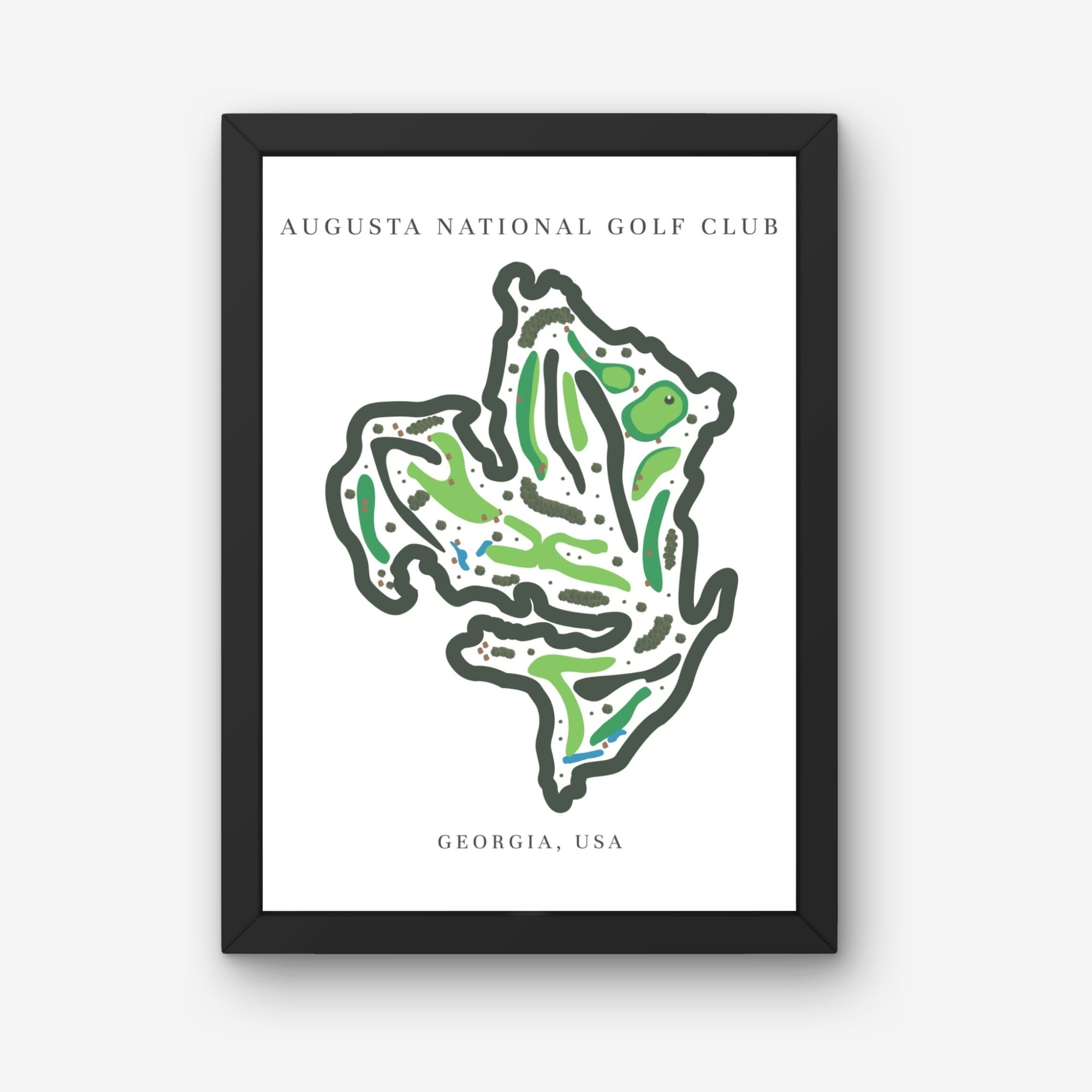 Augusta National Golf Club, Golf Course Print, Georgia