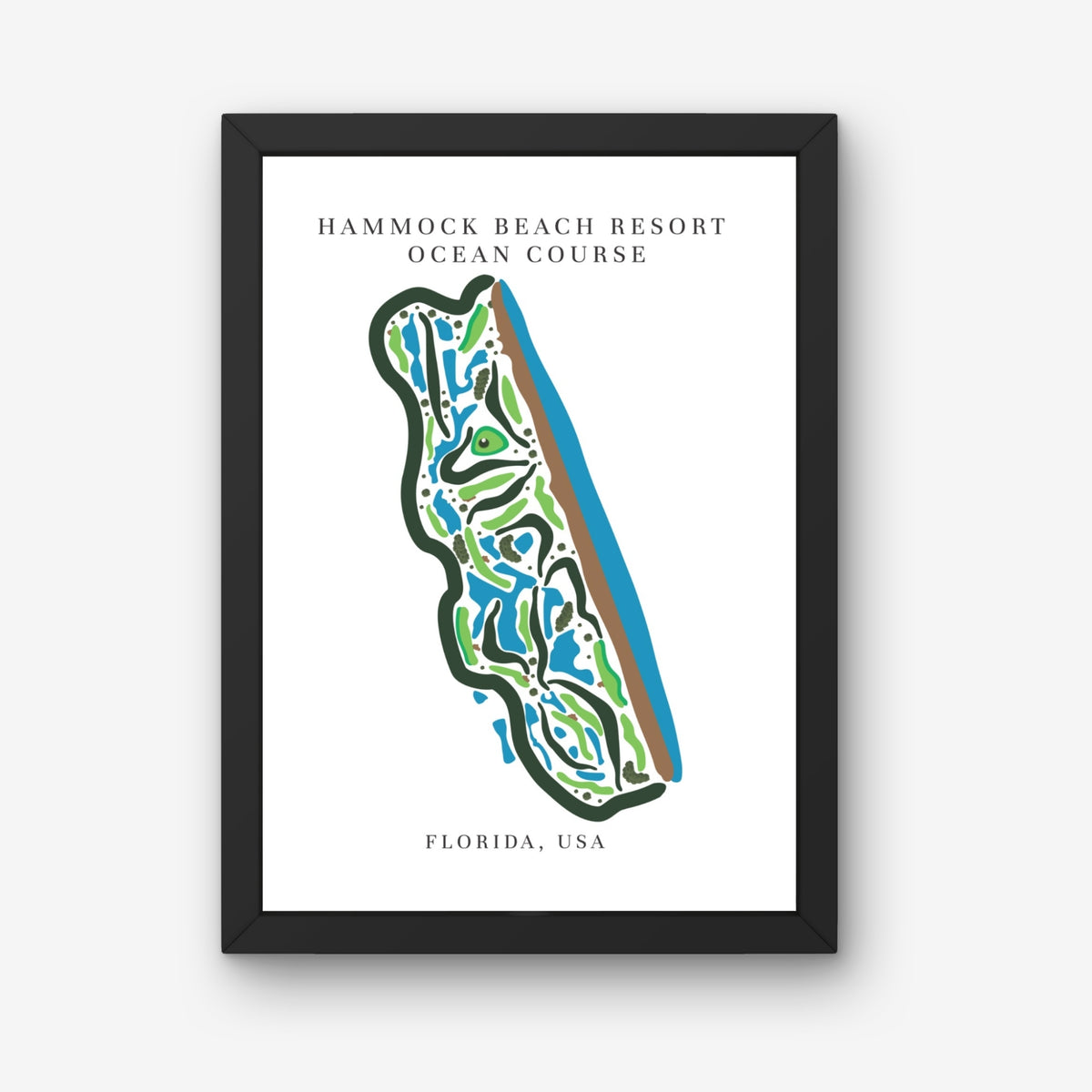Hammock Beach Resort Ocean, Golf Course Print, Florida