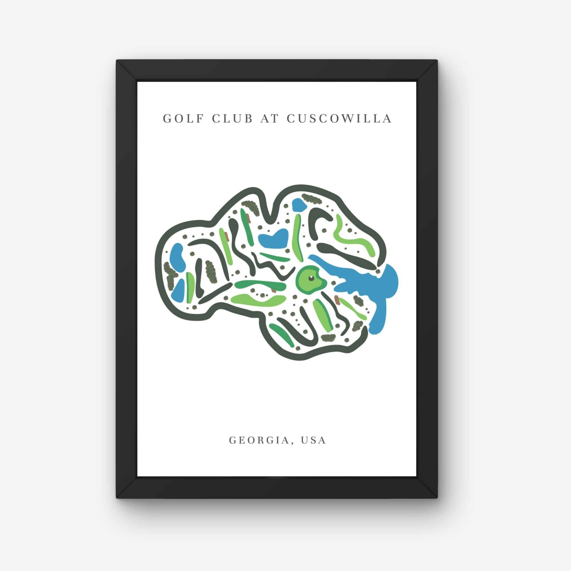 Cuscowilla Golf Club, Golf Course Print, Georgia