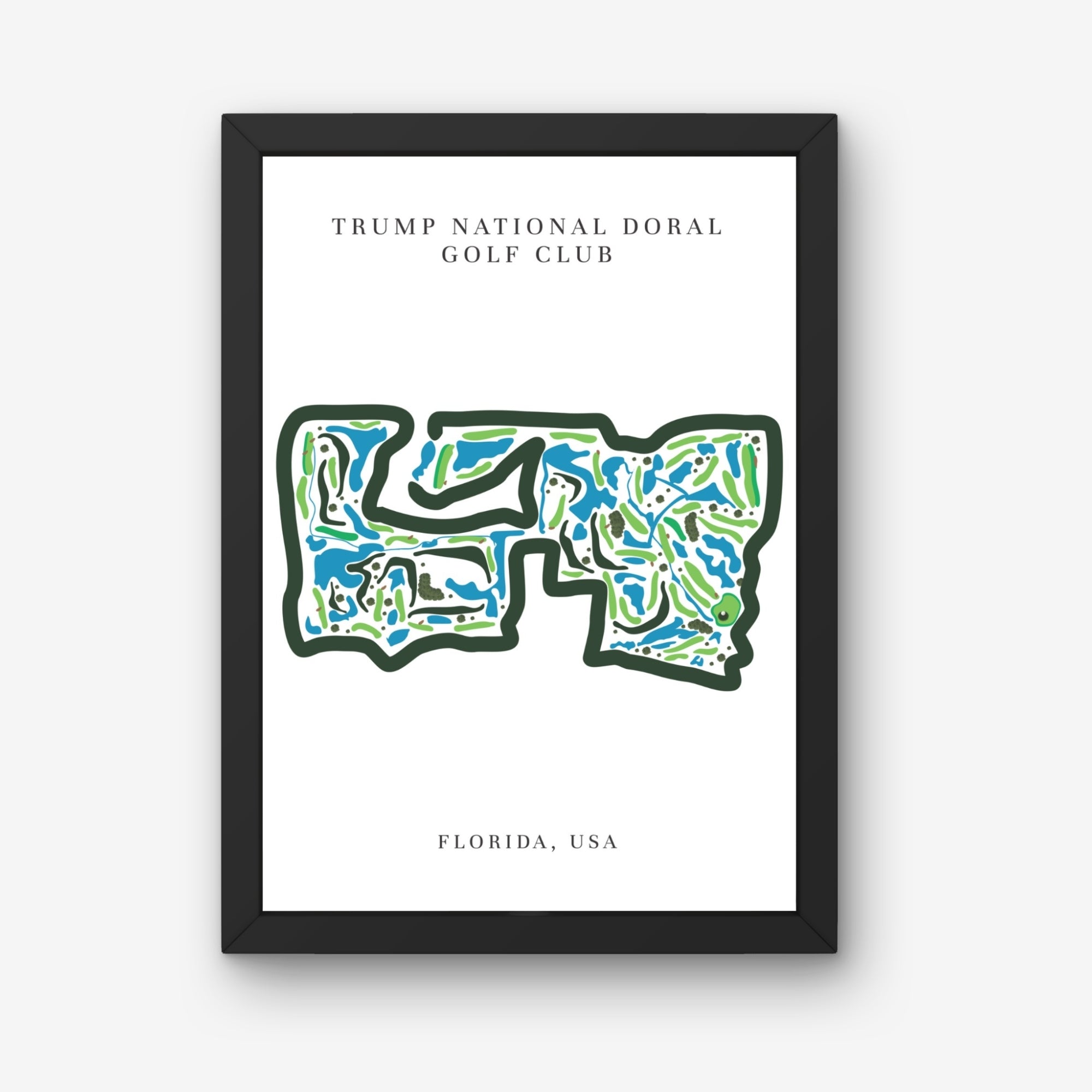Trump National Doral Golf Club, Golf Course Print, Florida