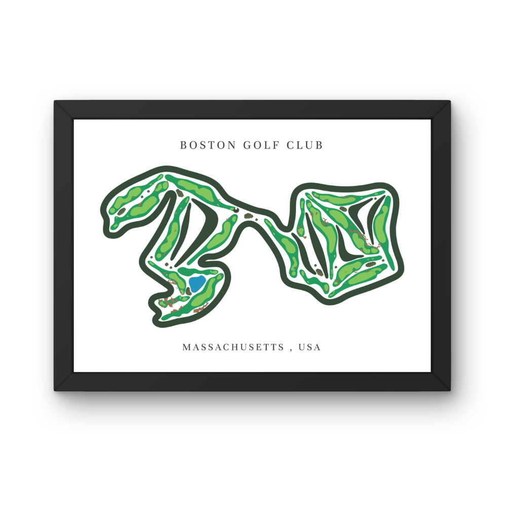 Boston Golf Club, Golf Course Prints, Massachusetts