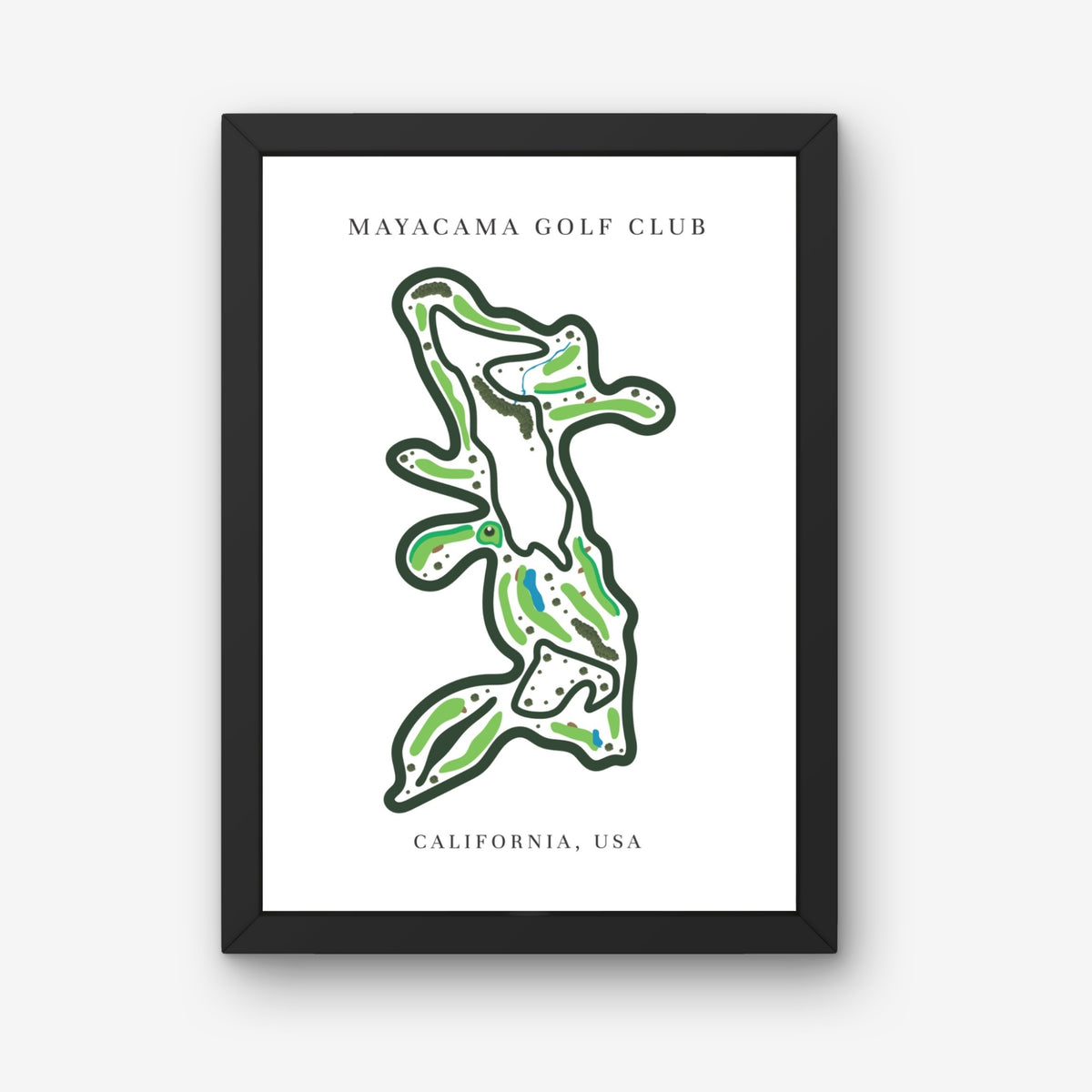 Mayacama Golf Club, Golf Course Print, California