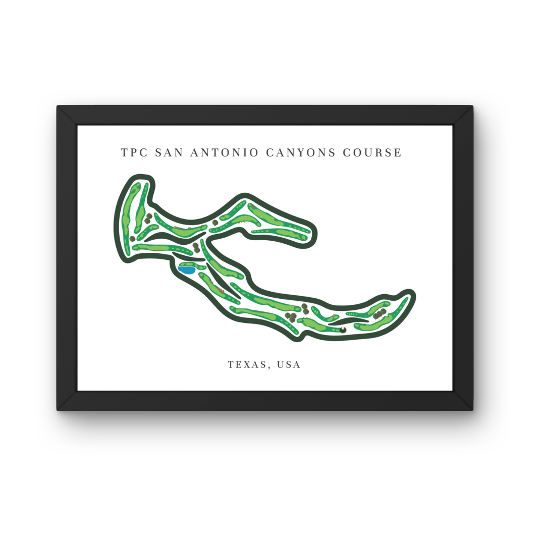 TPC San Antonio Canyons Course, Golf Course Prints, Texas