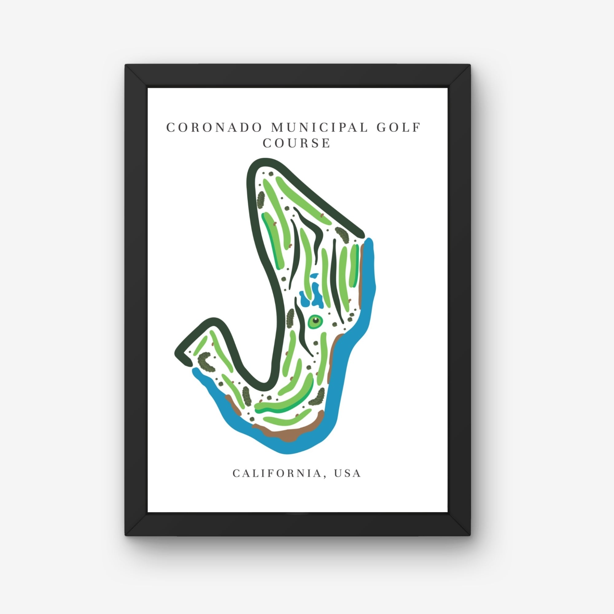 Coronado Municipal Golf Course Print, California