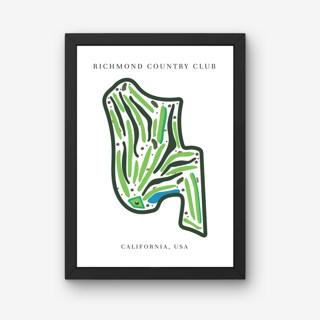 Richmond Country Club Golf Course Prints, California